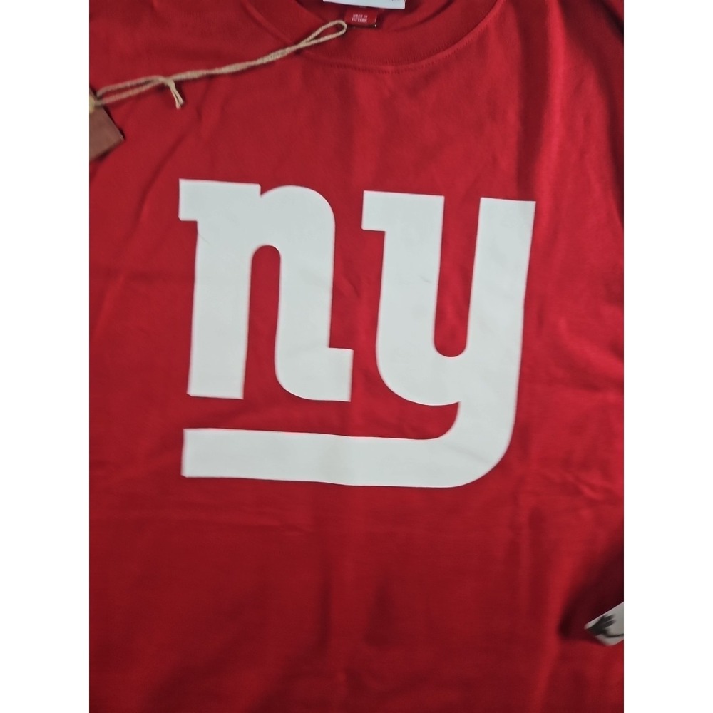 Mitchell & Ness New York Giants Red NFL Team Origins Shirt - Men's Large - Picture 3 of 11